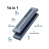 USB-хаб Acasis HB16Pro, 16 портов (8 USB-A + 8 USB-C)