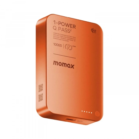 Портативное зарядное устройство на 25W Momax 1-Power IP168 Q.Pass² Qi 2