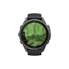 Часы Garmin Fenix 9 Pro - 43mm, inReach, Carbon Gray DLC Titanium with Black/Pebble Gray Silicone Band (010-04335-10)