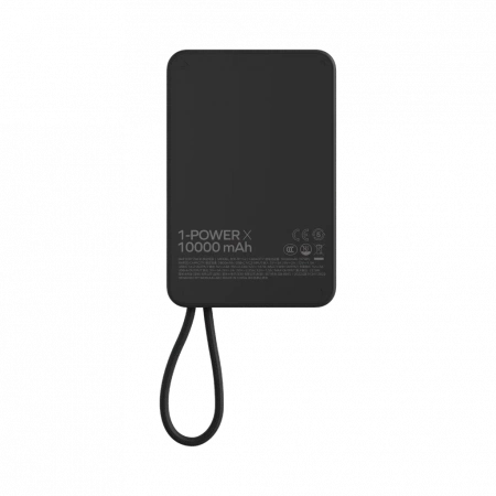 Портативное зарядное устройство Momax 1-Power X 10000mAh Black