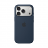 Чехол Apple Silicone Case для iPhone 17 с MagSafe. Цвет: Midnight