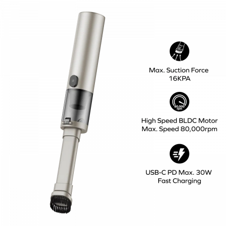 Автомобильный портативный пылесос Momax 1-Move Vacuum Cleaner (