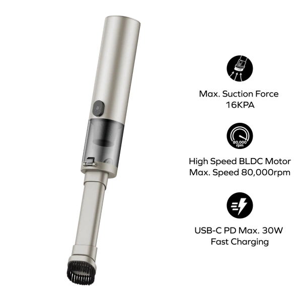 Автомобильный портативный пылесос Momax 1-Move Vacuum Cleaner (