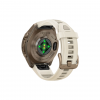 Часы Garmin Fenix 9 Pro - 43mm, No inReach, Autumn Gold Titanium with Cream/French Gray Silicone Band (010-04335-25)