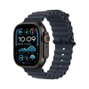 Apple Watch Ultra 2 Black Titanium Ocean Band Navy
